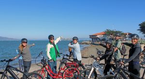 Small Group Biking Along San Francisco Waterfront